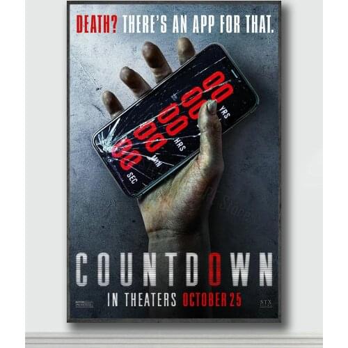 NJ220 Countdown Movie 1 Silk Posters and Prints wall art Art Poster Home Decor
