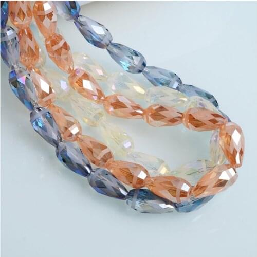 New Arrival Crystal Beads 8x16mm Faceted Vase Shaped Glass Beads for Jewelry Making