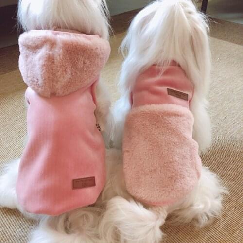 Couple Dog Clothes Winter Pet Clothing Boy Dog Hoodie Girl Dog Dress Skirt Chihuahua Yorkie Poodle Bichon Pomeranian Pet Costume