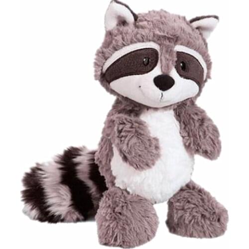 25-50cm Raccoon PLUSH TOY CUTE Cuddling Bear Doll Girl Sleeping Pillow Super Cute Big Tail Stuffed Animals Doll