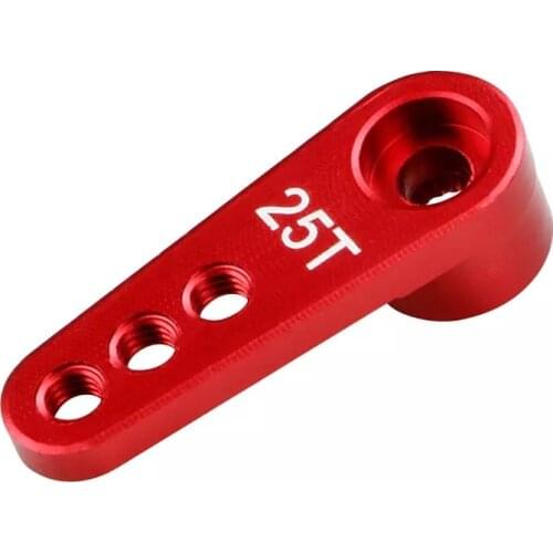 Boat Steering Car Servo Alloy Aluminum 28mm 25T Teeth Half Arm Horn For 1/10 Model Car/Boat MG995 MG996 HSP HPI Wltoys Himoto