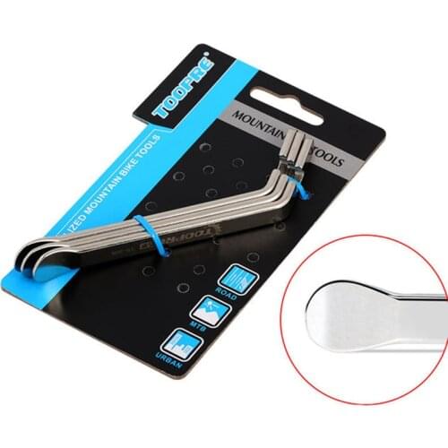 Cycling Tire Lever Pry Up Tool Mountain Bicycle Type Metal Pry Bar Stainless Steel Bike Wheel Remover Repair Tools JC
