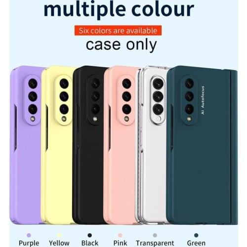 New Cowhide Protective Case For Samsung Galaxy Z Fold 3 5G Belt Portable Cover Galaxy Case Bag Clip Waist Holster