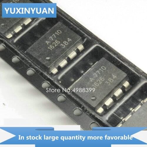 YUXINYUAN 10PCS/LOT HCPL7710 HCPL-7710 A7710 7710 SOP8 in stock