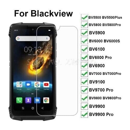 For Blackview BV6900 BV5500 BV5100 BV5900 BV6000S BV6100 BV6800 BV7000Pro BV9100 BV9700 BV9800 BV9900E Pro Glas Screen Protector