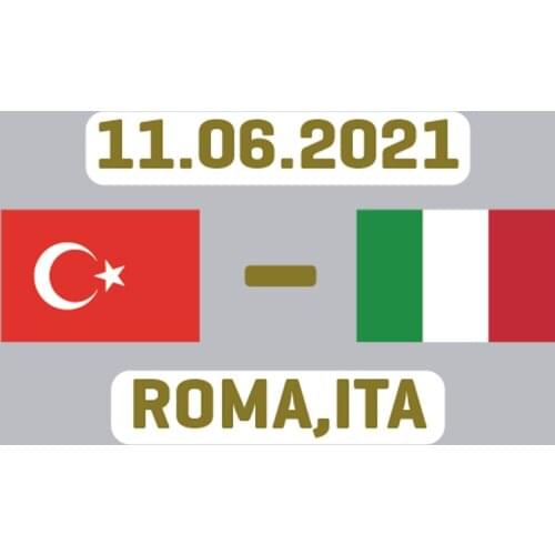 2021 Italy Vs Turkey Match Details Patch Insigne Soccer Badge Heat Transfer Printing