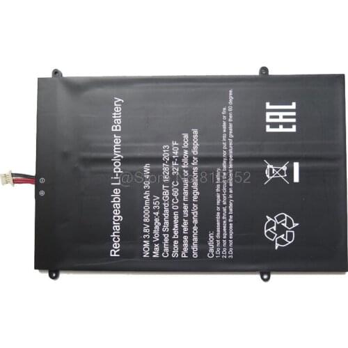 Laptop Battery For AXIOO For Mybook Lite 1850 3.8V 8000MAH 30.4W 5PIN new