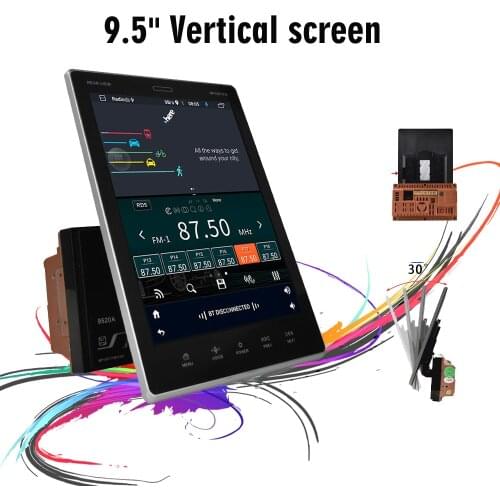 Eastereggs 9.5" 2 Din Car Radio Android Stereo Car GPS Navigation Player For VW Nissan Hyundai Toyota Audi Benz Mazda Opel