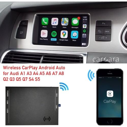 CarPlay integration kit 2010-2011 S6 C6 with MMI 3G Android Auto Mirroring google waze Spotify phone music iphone app ios play