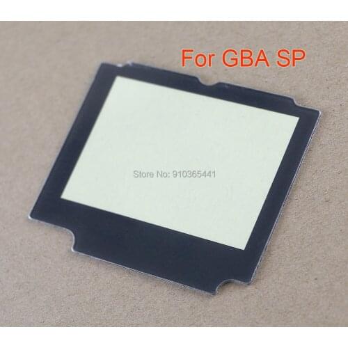 10pcs/lot Black Plastic mirror For Game Boy Advance SP Replacement Screen Lens Protector For GBA SP Game Console