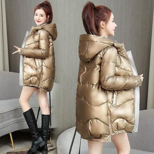 DANWEIHONG Women's Leather Down Jackets