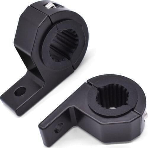 For Z900 ER6N Z800 Z750 Z1000SX CRF 450 CRF XR XL 85 CBR600RR Motorcycle LED Headlight Clamps Brackets Spotlight Clamp Mount Kit