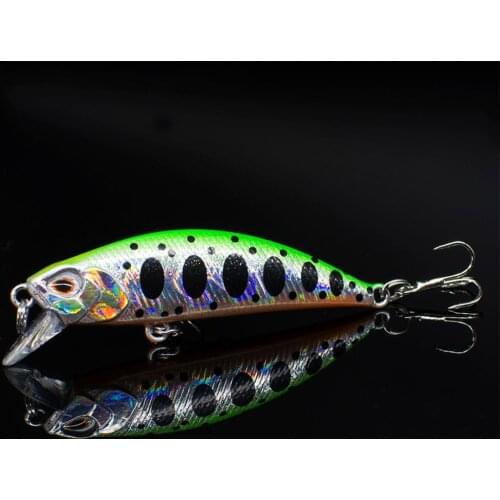 FOVONON 1pcs Fishing Lure Minnow 7cm 8.5g Crankbait Hard Bait Tight Wobble Slow sinking Jerkbait Fishing Tackle