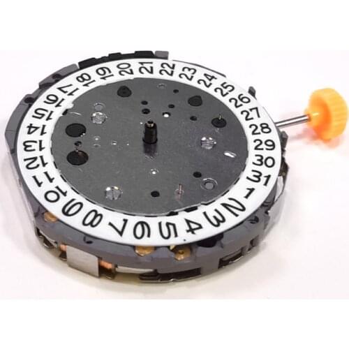Quartz Watch Movement 6 Hands Date at 3 For MIYOTA JS26 movement Single Calendar with Battery