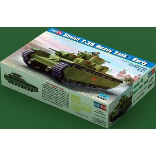 Hobby Boss model 83841 1/35 Soviet T-35 Heavy Tank - Early plastic hobbyboss trumpeter model kit