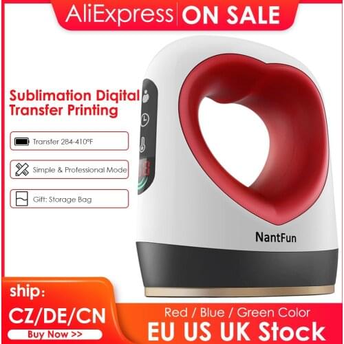 Easy Press Mini Upgraded Small Heat Press Machine Mode Mini HTV Iron-On Rolls With Carrying Case Automatic （Free Shipping