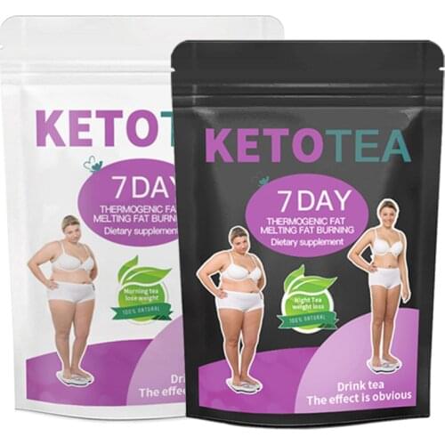 7 Day Keto Tea Set Day and Night Weight Loss Tea Slimming Body Fat Brun Slimming Product Detox Teatox Effective Colon Cleanse