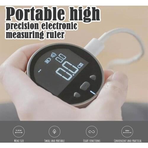 9.9m New Portable Electronic Measuring Ruler Cutting-edge Technology Electronic Ruler Curved Measure Small Q Hig Precision