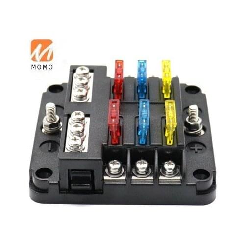 Keto Keto New 6 Way Fuse Block with Negative Bus Bar