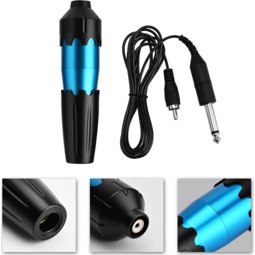 Tattoo Pen Rotary Tattoo Machine Professional Permanent Makeup Supply with RCA Cord Strong Quiet