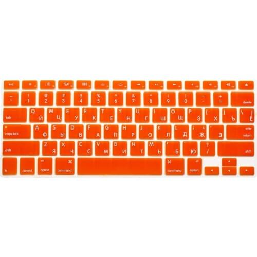 For apple MacBook Pro air 13 15 17 RUSSIAN Silicone US Keyboard Cover Skin sticker protective FILM For Mac air 13 inch
