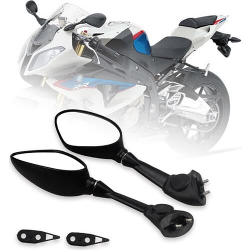 Collapsible Rear Mirrors For BMW S1000RR S1000 RR 2010-2018 HP4 2011 2012 2013 2014 2015 Motorcycle Rearview Side Mirrors Black