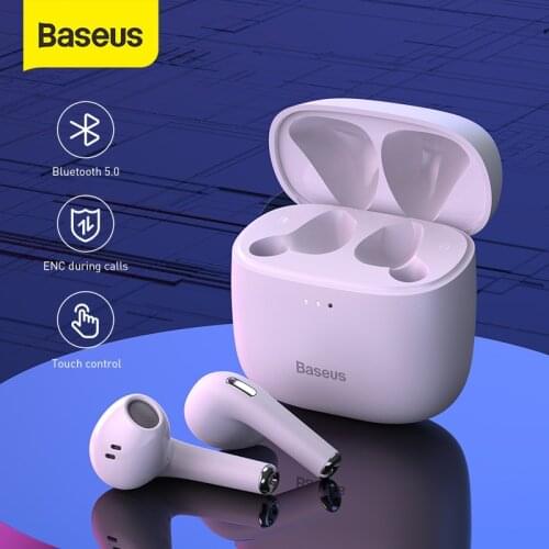 Baseus E8 TWS True Wireless Earphones Bluetooth Headphones 5.0 Gaming HD Stereo Earbuds in-Ear Headset For iPhone Xiaomi Samsung