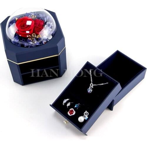 Wrapping Gift Case Gift Box Foldable Flower Box Living Room Wedding Portable Beautiful jewelry box