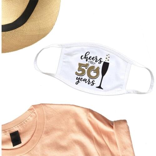 Cheers to 50 Years friend mom dad aunt uncle wife husband 50th fifty Birthday Anniversary party Gift present travel Photo props