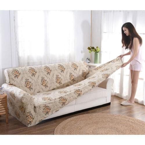 Sofa Cover Geometric Couch Cover Elastic Sofa Cover for Living Room Pets Corner L Shaped Chaise Longue Sofa Slipcover 1PC