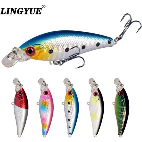 1pcs Fishing Lures 6.5cm/7g Hard Baits 5 Colors Available Bass Crankbait Wobblres Fishing Tackle High Quality Plastic Hard Baits