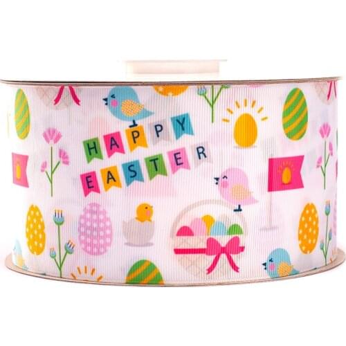 10yards different sizes lively pattern ribbon printed grosgrain ribbon