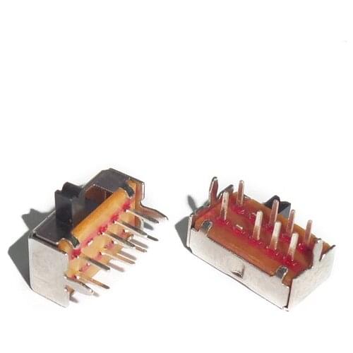 150pcs Toggle Switches SK23D07 lateral legs toggle switch with stand 8 Pin 3 gear handle height 4MM for Mosquito swatter