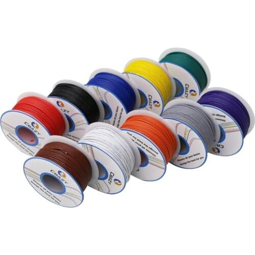 35M Stranded of 24AWG 10 Colors UL1007 Environmental Electronic Wire Conductor To Internal Wiring