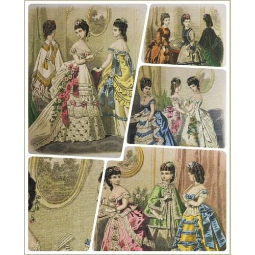 Ladys life 25*30cm 4pcs Hand Dyed fabric Cotton Linen Fabric For DIY Sewing Quilting Patchwork Home Textile Decor Of Purse