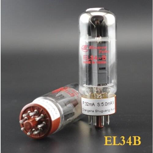 4PCS/LOT Matching Set ShuGuang Electron Tube EL34B EL34-B Tube Generation 6P3P 5881 6550 KT88 EL34 EL34M