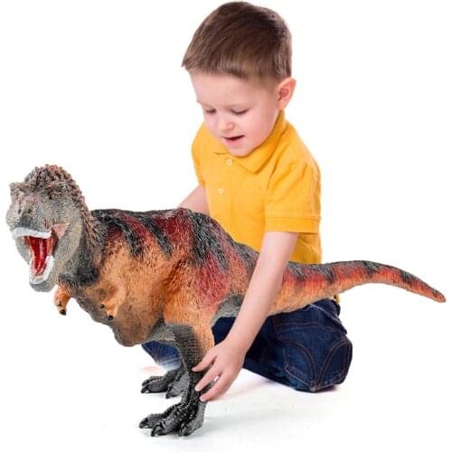 Large Dinosaur Model Shark Plastic Washable Muppet Tyrannosaurus Rex Raptor World Park Dinosaur Model Children New Year Toy