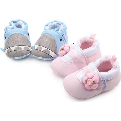 Brand New Cartoon Baby Shoes for Girl Slip-on Newborn Boy Footwear Toddler Shoes Fashion First Walkers
