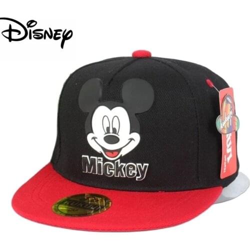 Disney New cartoon Mickey Mickey childrens outdoor sports shade snapback caps boy and girl hip hop fashion casual hat