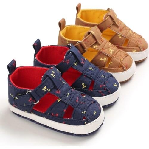 Canvas Toddler Infant Sandals Summer Newborn Kids Sneakers Baby Boys Soft Sole Crib Shoes Fashion Baby Shoes