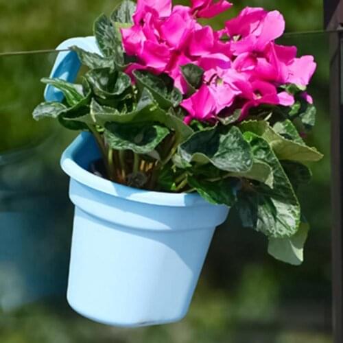 Hook Flowerpot Portable Lightweight Convenient Flower Plant Hanging Pot for Household