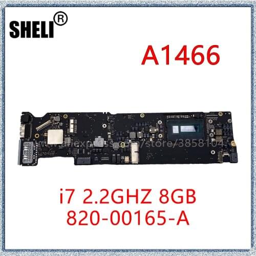 A1466 Motherboard For Macbook Air 13" 1466 Logic Board With I7 2.2GHZ 8GB CPU 820-00165-A 820-00165 2015-2017