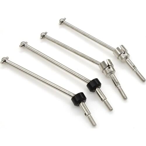 4Pcs Metal Front and Rear Universal Drive Shaft CVD for Wltoys 104001 1/10 RC Car Upgrade Parts Spare Accessories