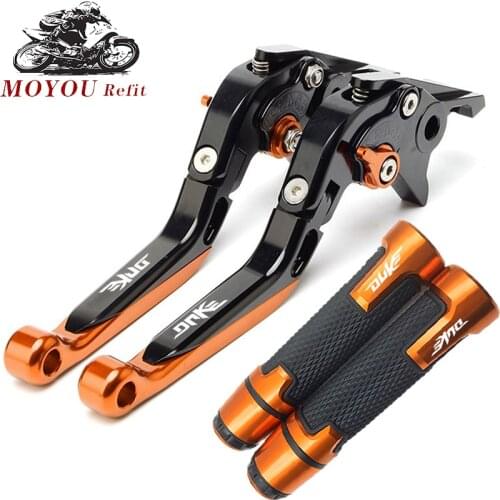Motorcycle CNC Brake Clutch Lever+22MM Handle Grips Handlebar For KTM DUKE 125 200 390 690 790 DUKE390 DUKE200 DUKE790 DUKE690