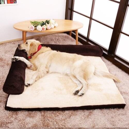 Pet Dog Soft Breathable Solid Plush Mat Bed Sofa Mechanical Wash Warm Bed For Dogs Cats DB740