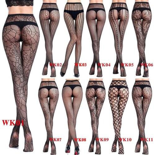 New Summer Women Pantyhose Sexy Hollow Solid Fishnet Tights for Women Black Tights Lace Sexy Lingerie Fishnet Stockings Medias