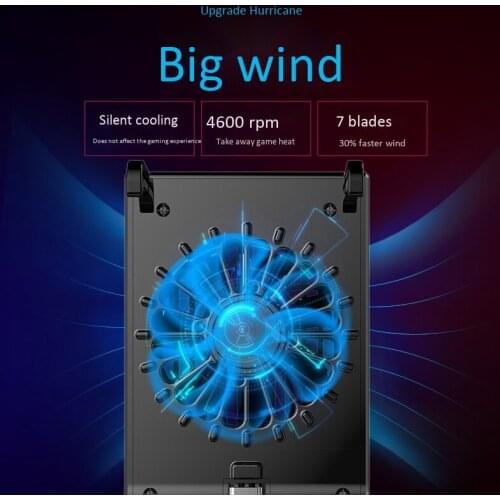 AOLION Mute Cooling Fan Base Cooler with USB-C Charging Port for Nintendo Switch & Switch Lite Game Console