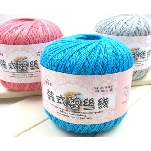 Wholesale 400 Meters Cotton Cord Thread Yarn for Embroidery Crochet Knitting Lace Handicraft Tool Hand Stitching Thread Tool new