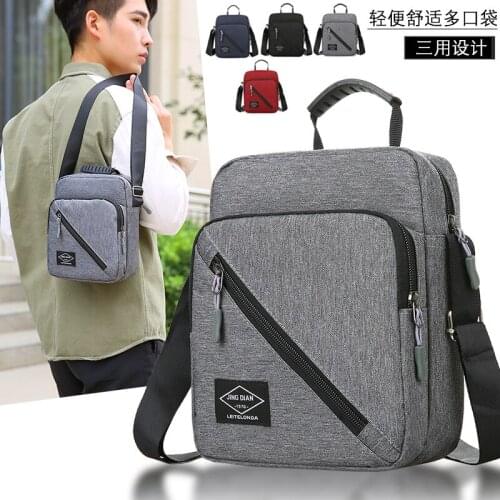 Mens Shoulder Bag Husband Sling Cross Body Canvas One Man Brand Casual Messenger Cycling Men Handbag Portable Trendy Sport Bags
