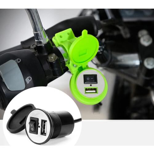 Universal Waterproof 12V To 5V 1.5A Motorcycle Smart Phone GPS USB Charger Power Adapter Motorcycle Accessories for iphone7 6